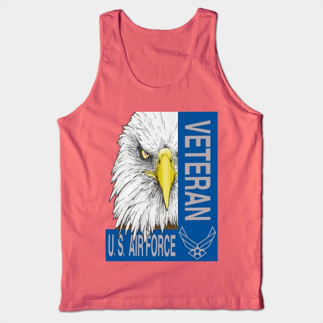 Veteran - US Air Force Tank Top by JeffWittyArt